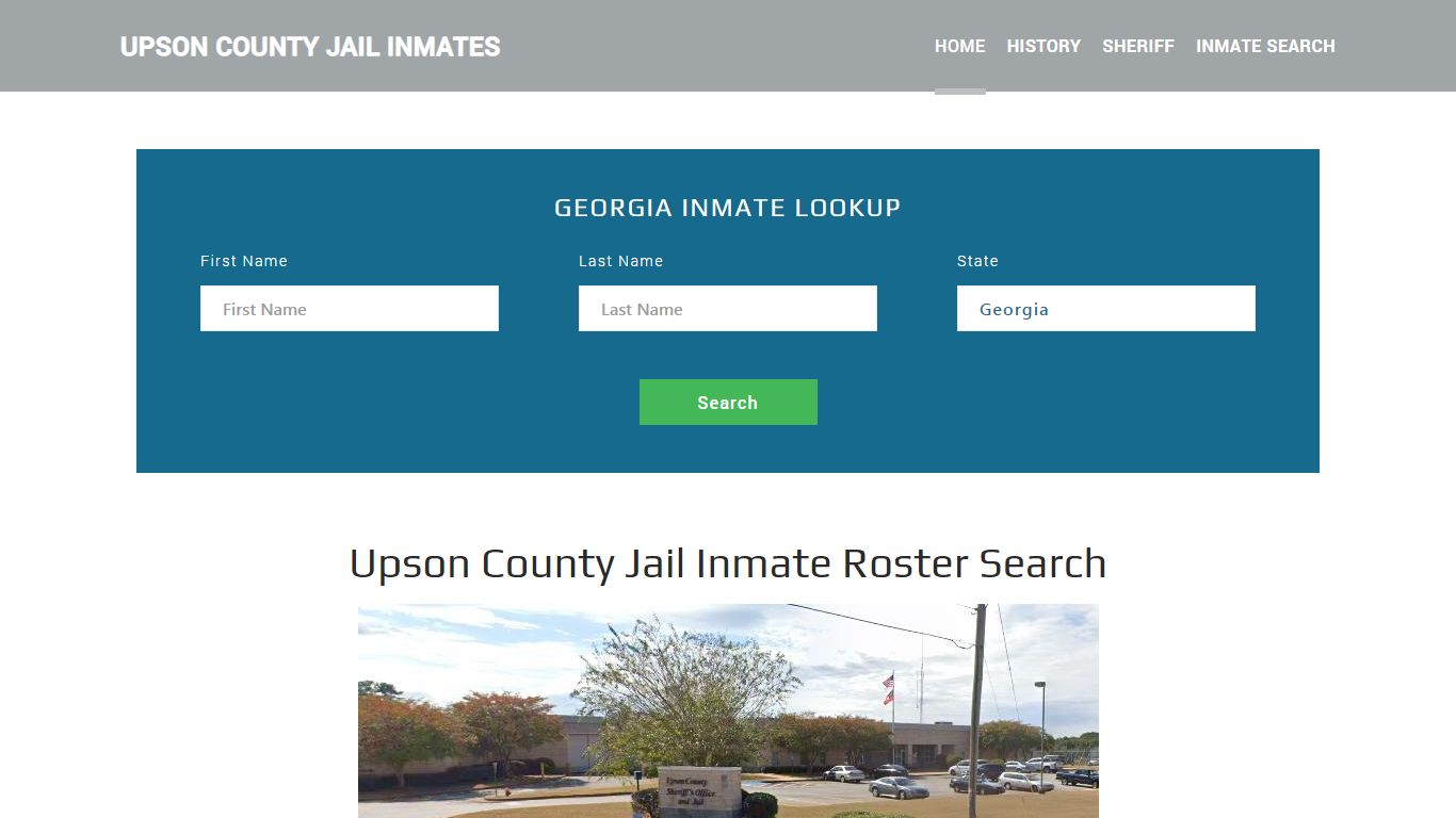 Upson County Jail Inmate Roster Lookup, Thomaston, GA